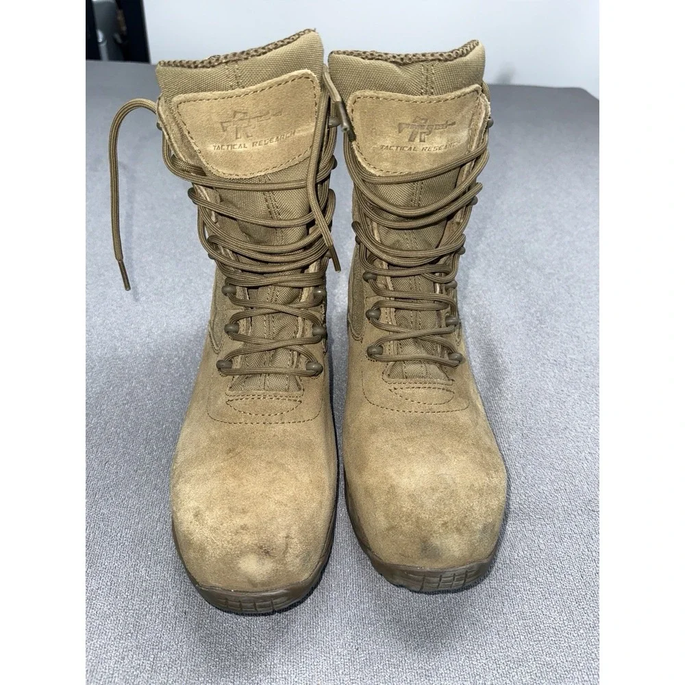 Tactical Research Belleville TR536CT Men's 9R Composite Toe Tan Combat Boots